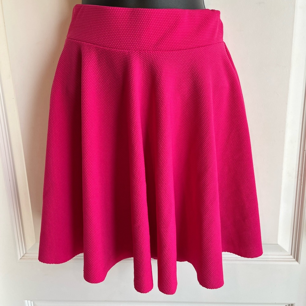 Hot pink skirt